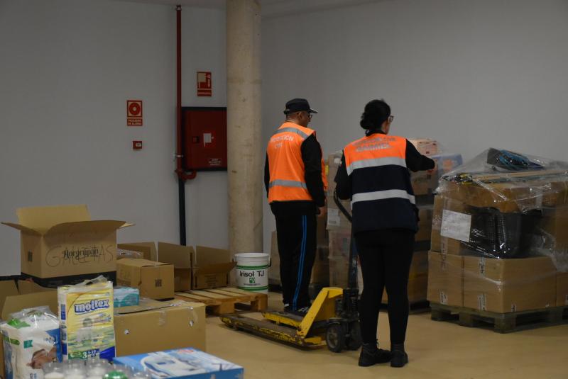 Recogida en el Pabellón Ferial 