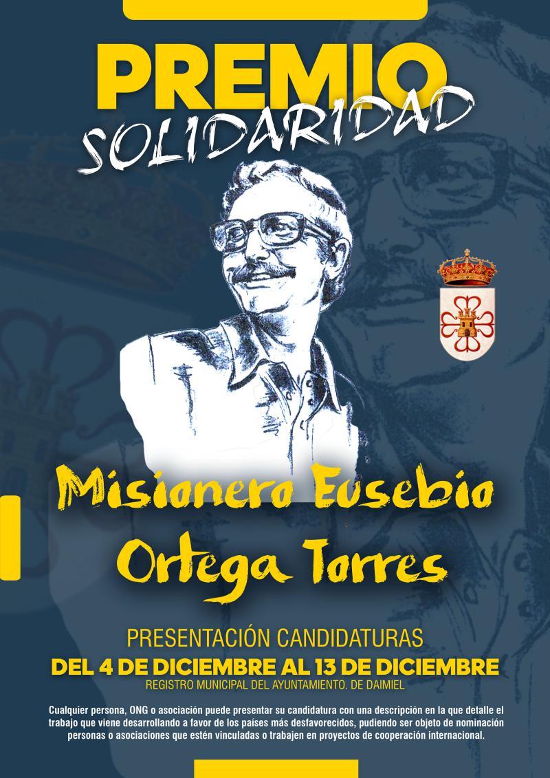 Cartel Premio Misionero Eusebio Ortega Torres
