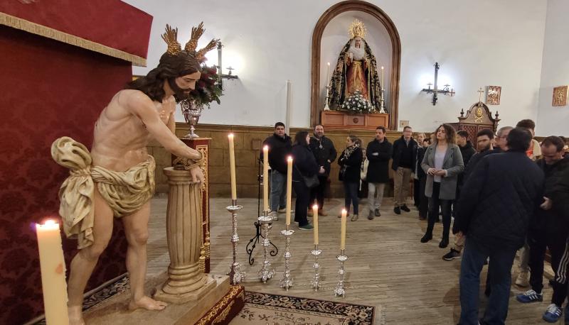 El Cristo de la Columna, restaurado.
