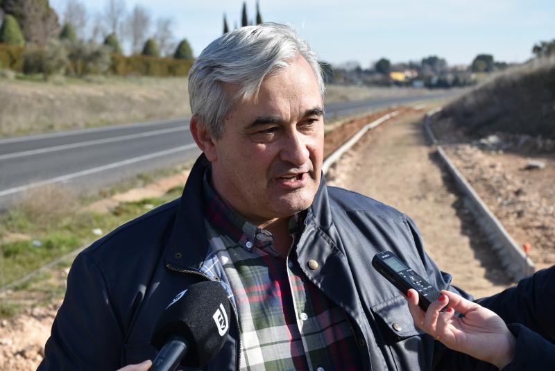 Villar durante la visita