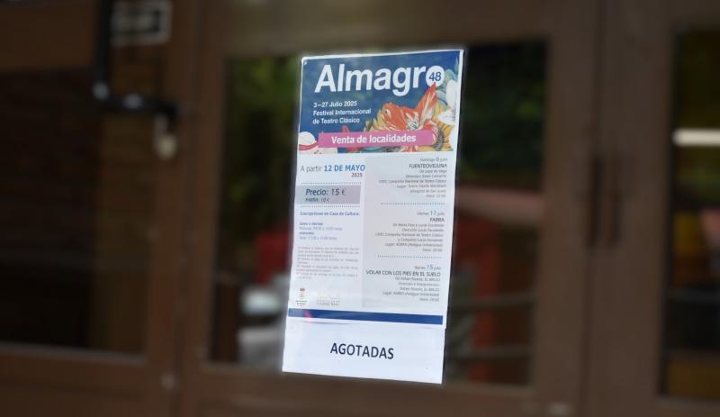 Cartel entradas agotadas