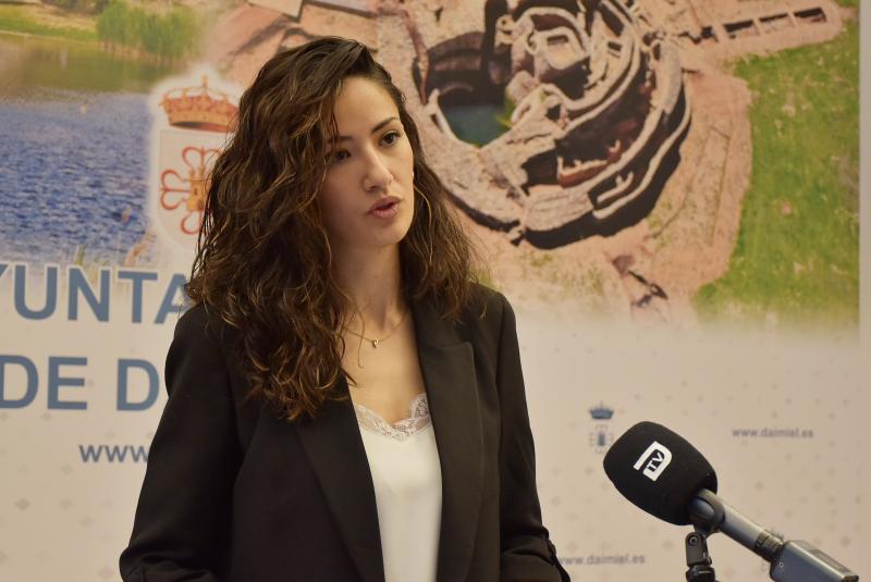 Rodríguez de Guzmán en comparecencia a los medios, hoy martes 