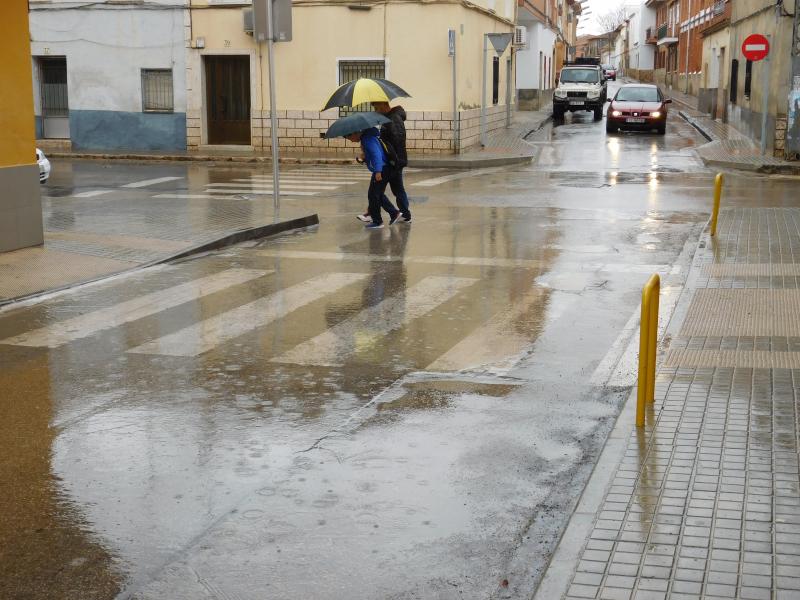 LLuvia en Daimiel 