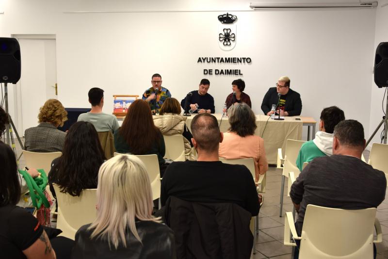 Durante la presentación 