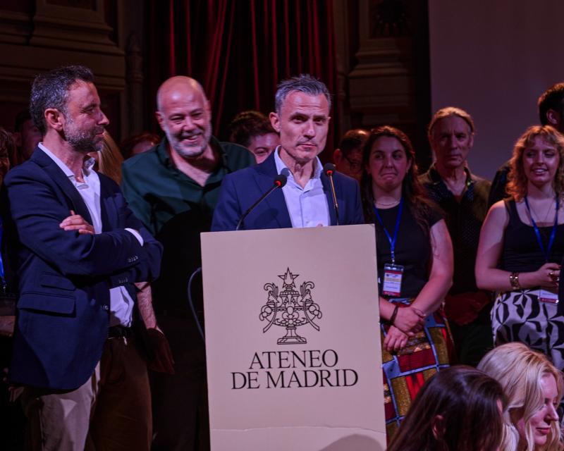 Gómez-Cambronero durante la presentación de la gala