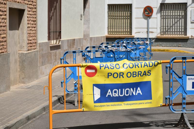 Renovación de la red municipal de agua. Aviso por obras