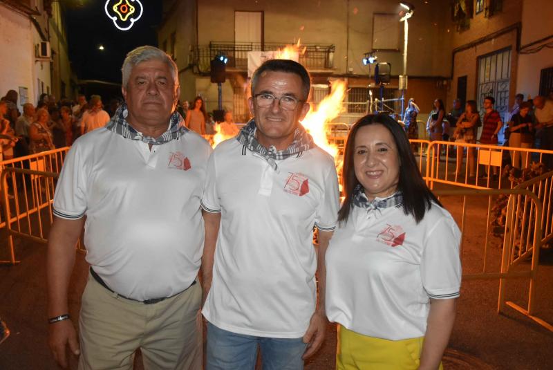 Jesús Sánchez, Javier Prado y Manoli Espinosa