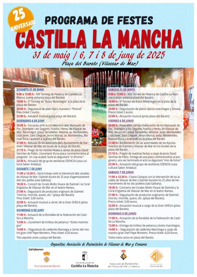 Fiestas de Castilla-La Mancha 2025 en Vilassar de Mar