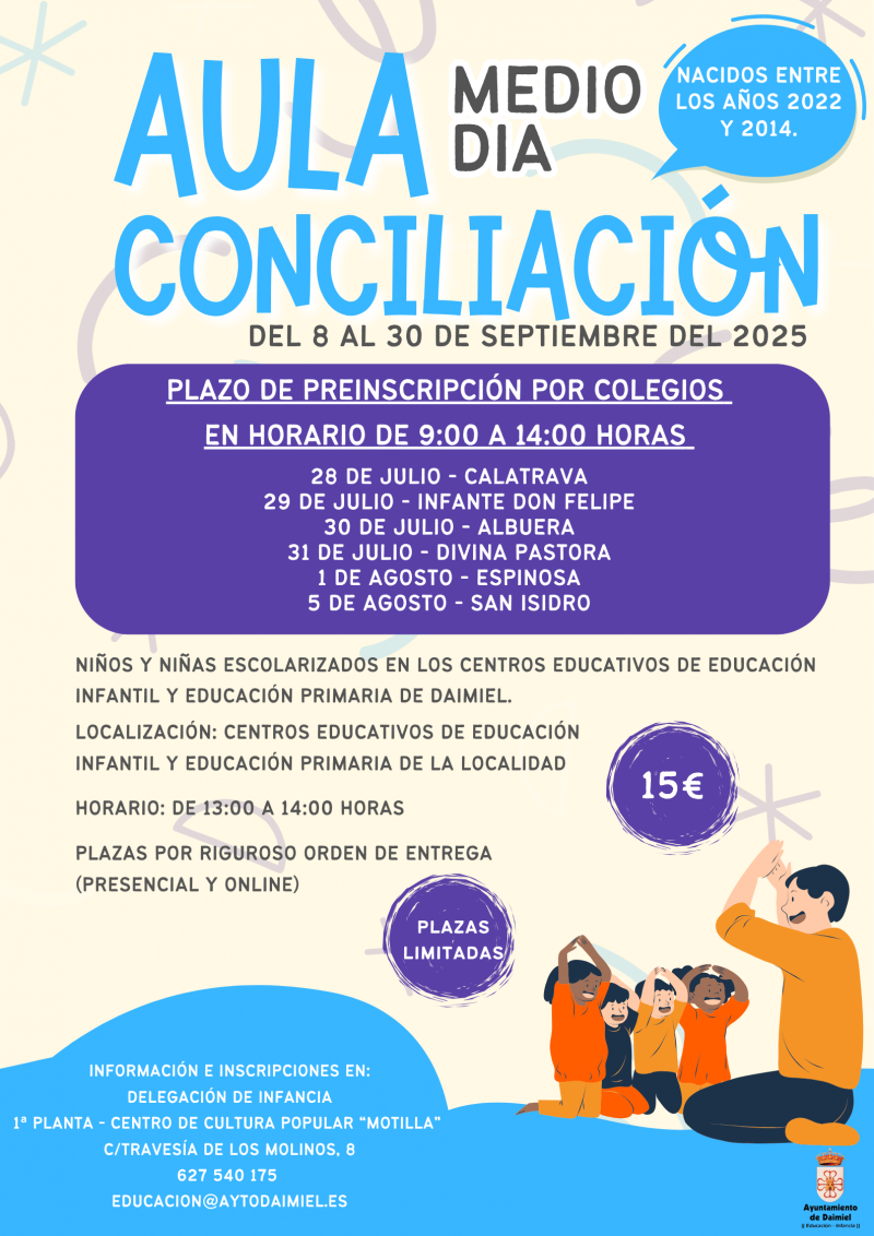 Cartel aula mediodia