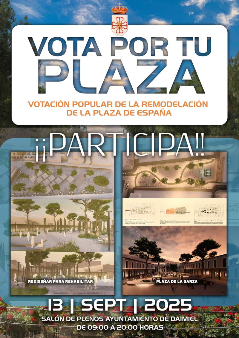 Vota por tu plaza - cartel