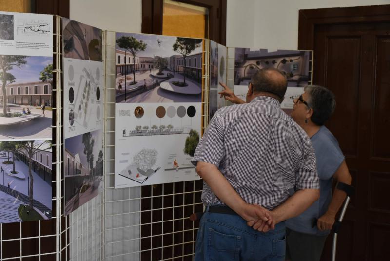 Exposición proyectos plaza de España