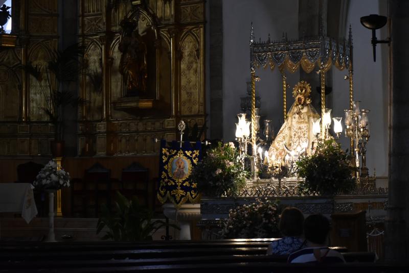 Virgen de las Cruces en Santa María. Archivo 2023