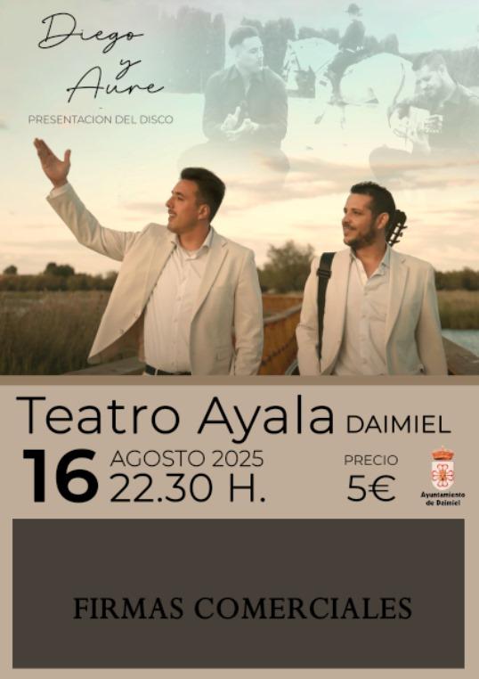 Diego y Aure. Cartel