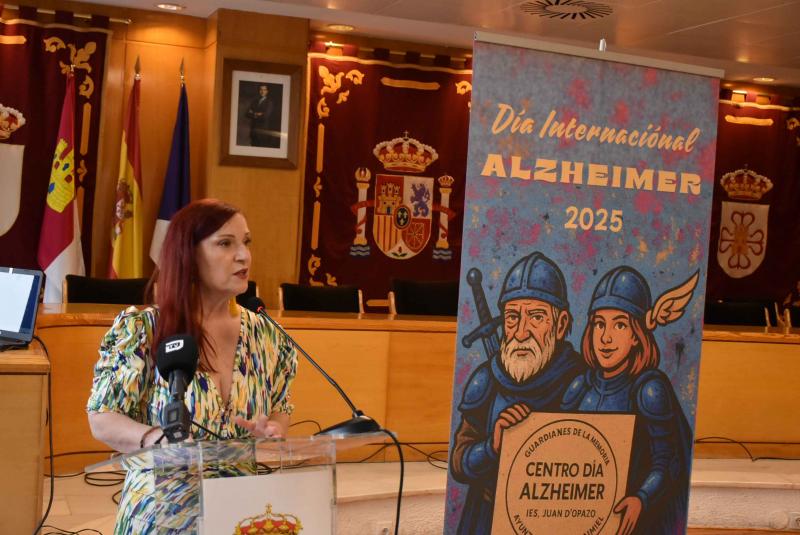 Mar Carrasco durante el acto por el Día del Alzheimer