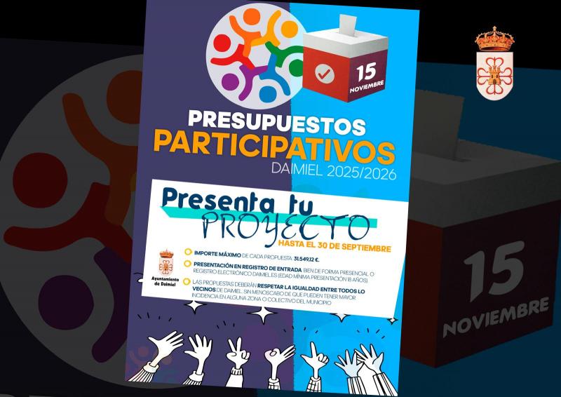 Presupuestos Participativos. Cartel 2025
