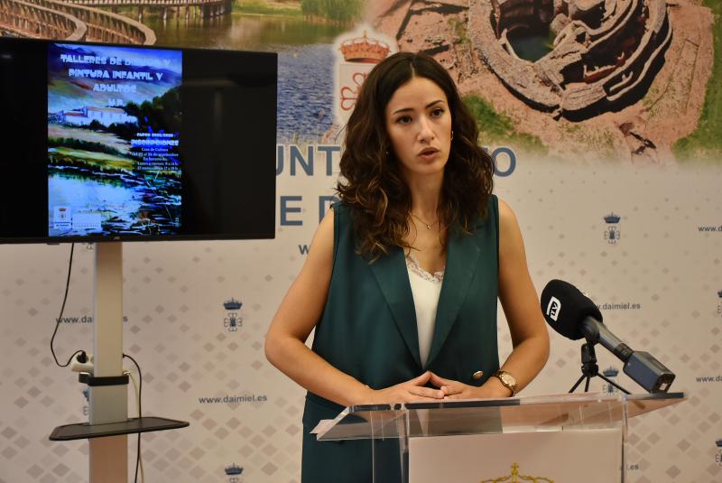La concejal de Cultura, Lourdes Rodríguez de Guzmán, hoy miércoles