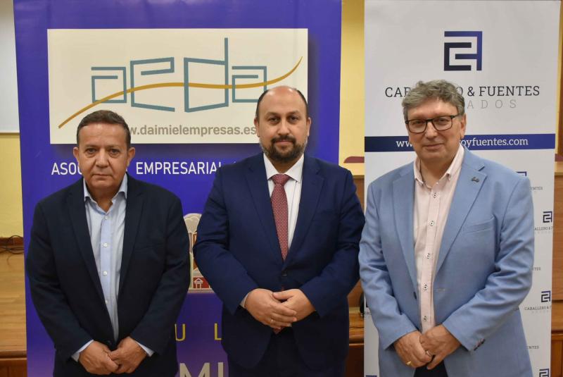 Vicente de la Morena, Rodrigo Caballero y Lorenzo García-Muñoz