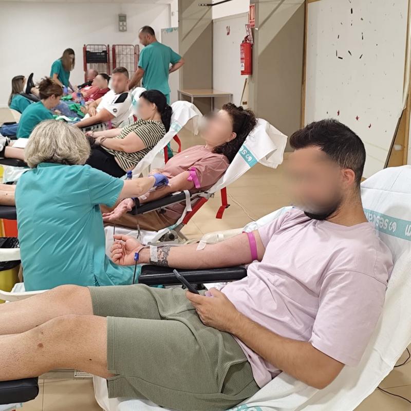Donantes de sangre en Daimiel. Junio de 2025