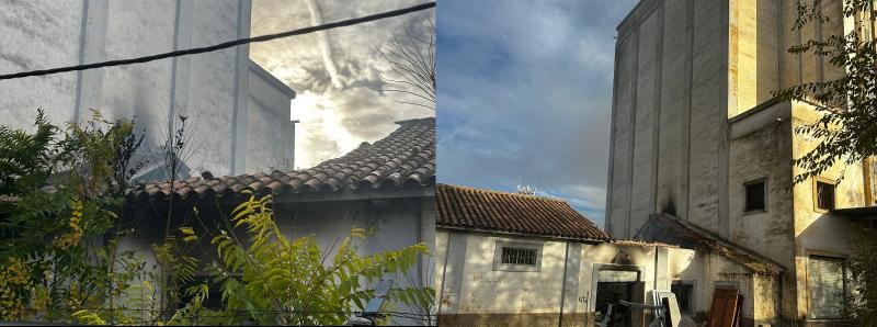 Incendio en el Silo.