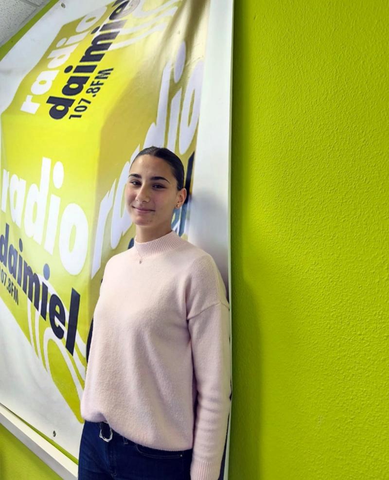 Ángela López-Iñesta en Radio Daimiel