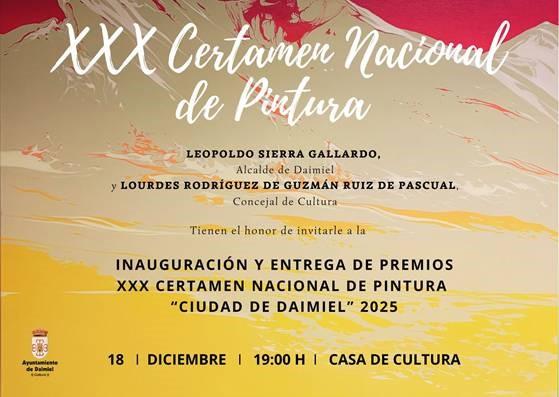 Invitacion entrega premios pintura