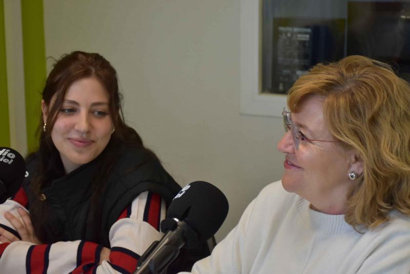 López de la Nieta y Paula de la Morena en Radio Daimiel (Archivo 2024)