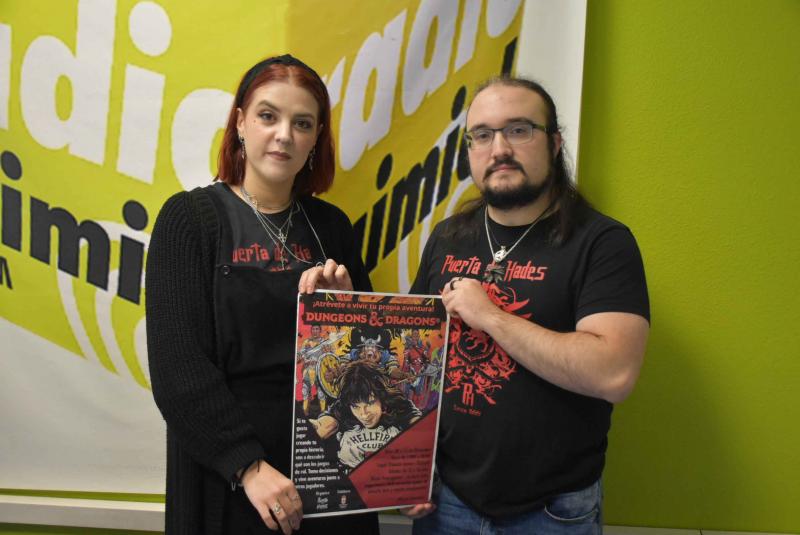 Eva Jiménez y Francisco Lozano en Radio Daimiel