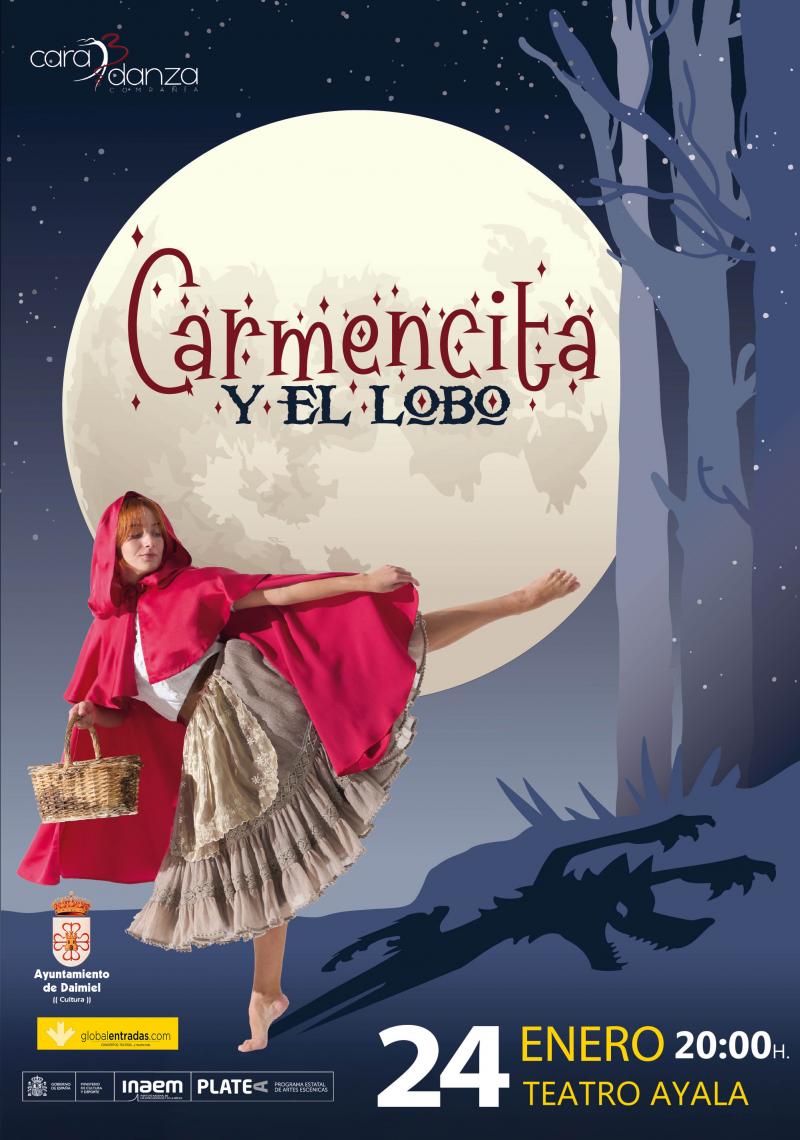 Cartel carmencita y el lobo