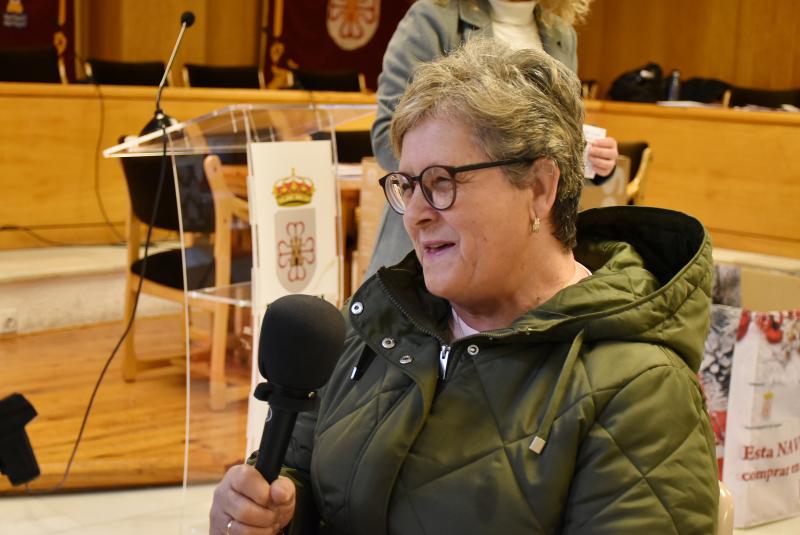 Mari Cruces Núñez de Arenas, ganadora del primer premio del sorteo