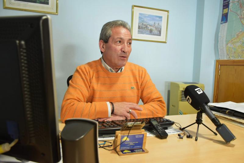 González de la Aleja en su inmobiliaria