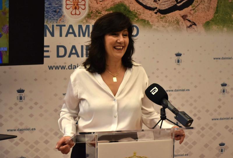 Manoli Ruiz de Pascual durante la rueda de prensa 