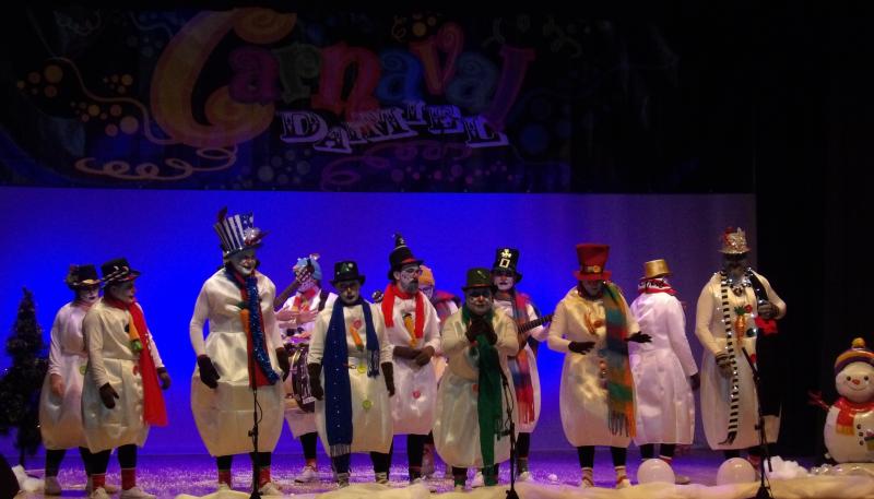 Exhibición chirigotas 2026.