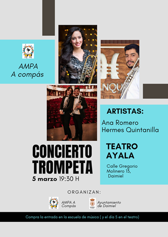 Cartel concierto trompeta