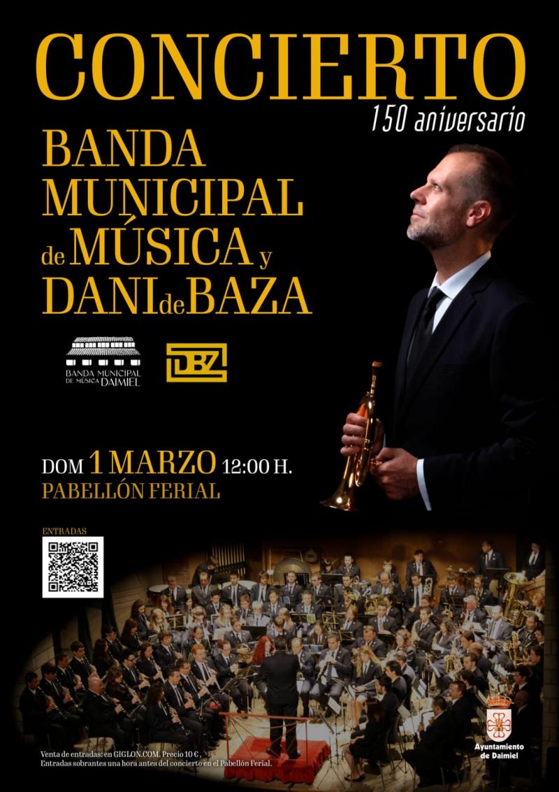 Cartel concierto 150 aniv banda