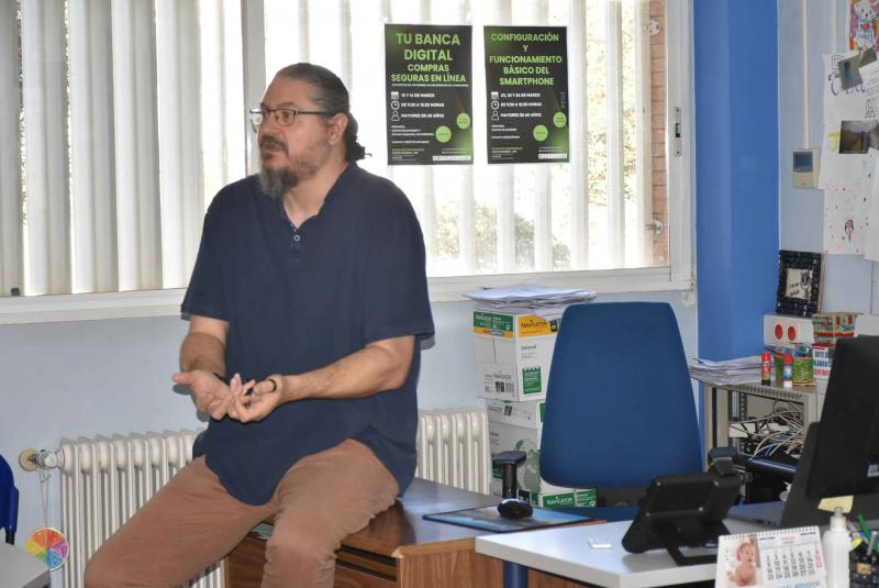 Javier Rueda, cibervoluntario de la fundación Yo Conecto