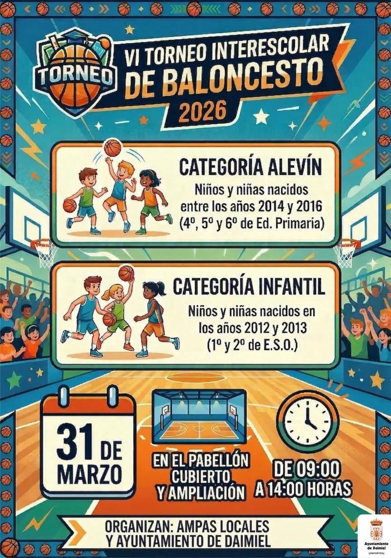 Cartel baloncesto ampas