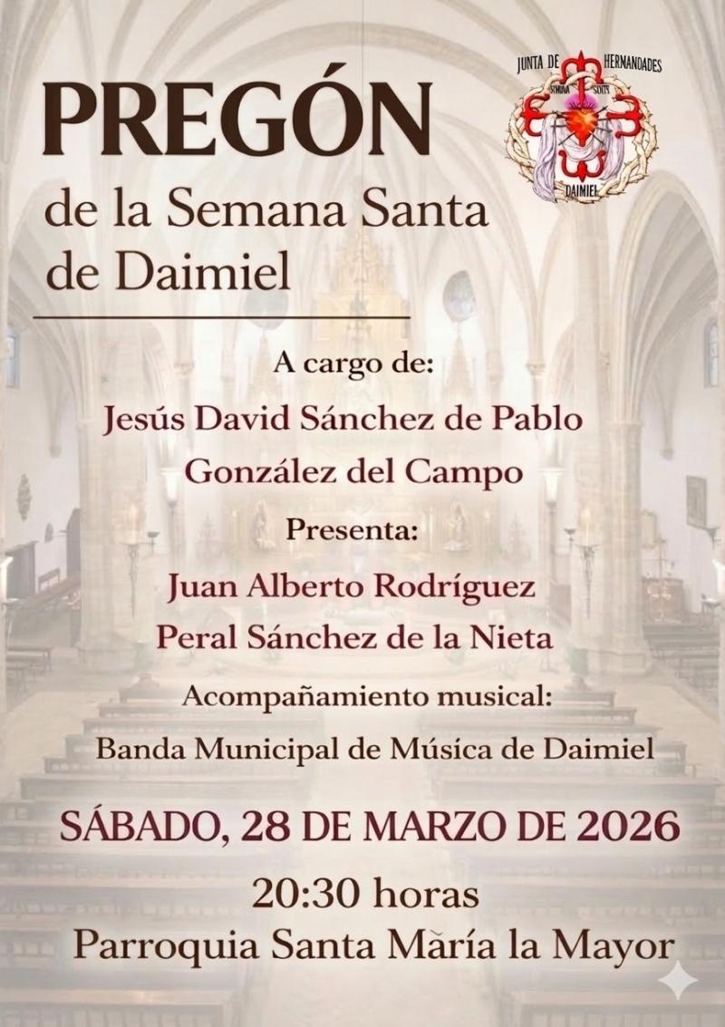 Pregón Semana Santa 2026