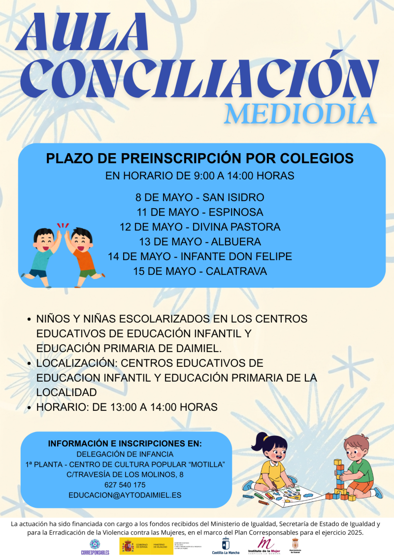 Cartel aula conciliación