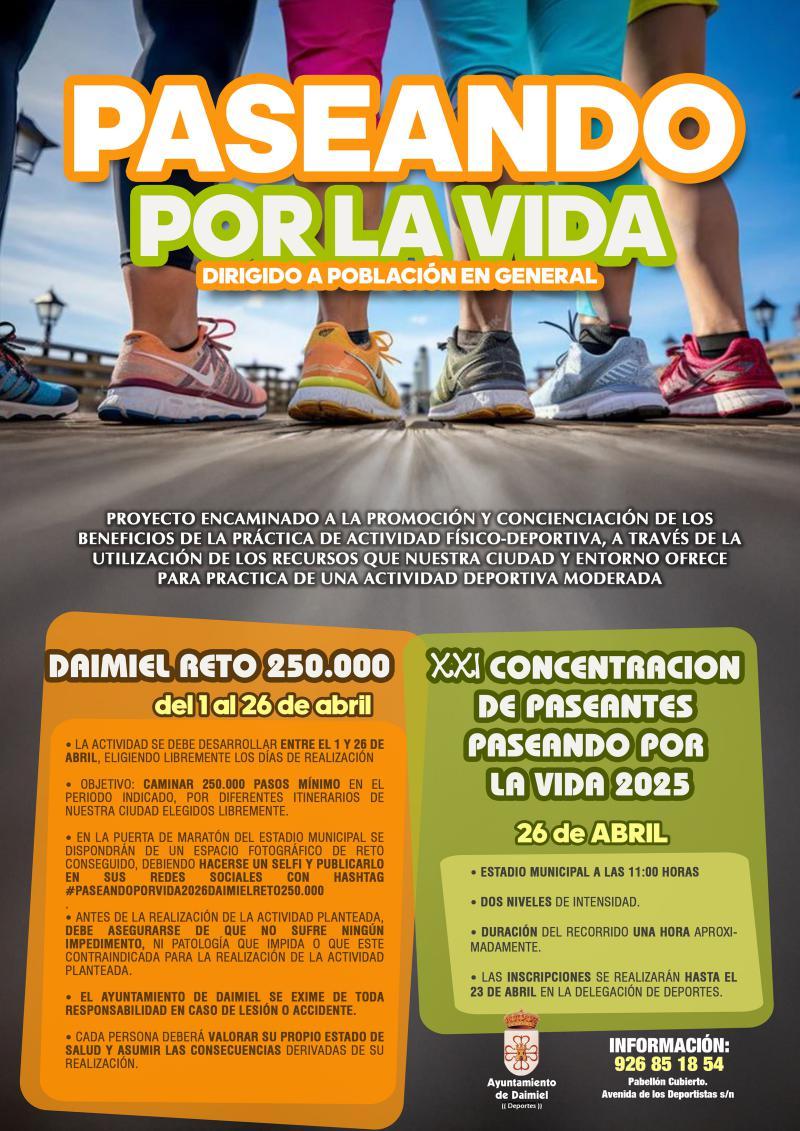 Cartel Paseando por la vida