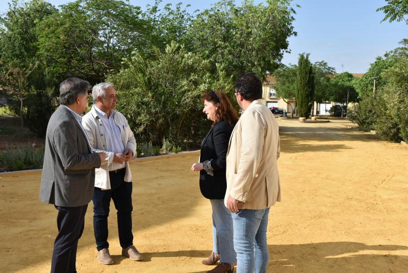 Durante la visita al Parque Taray