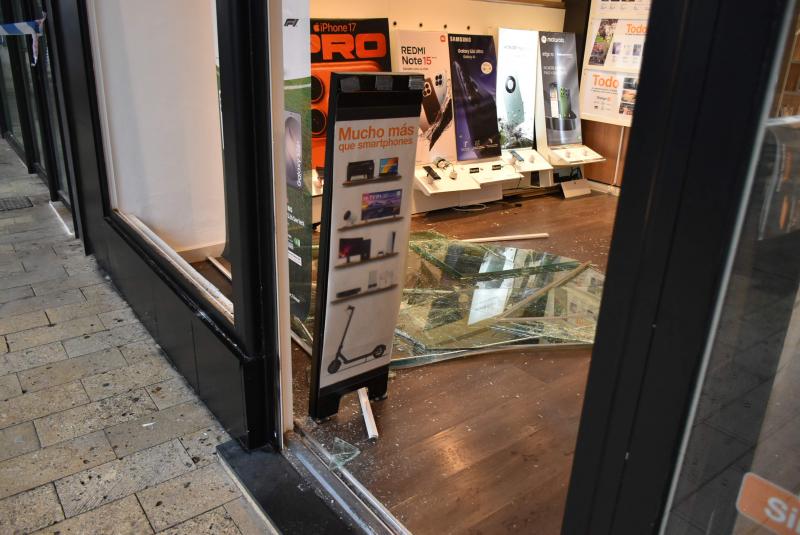 Tienda en la que se ha producido el robo 