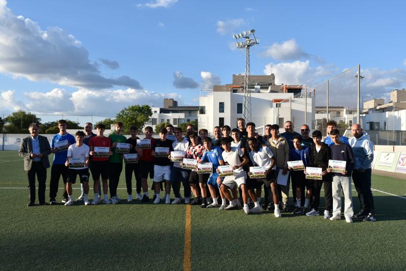 Durante la entrega de diplomas 