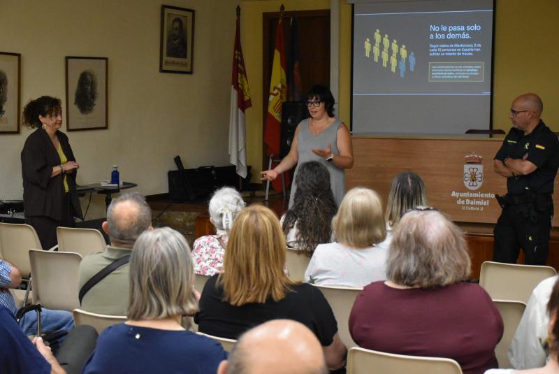 Durante la charla 