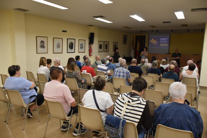 Durante la charla 