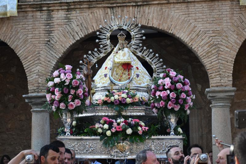 Durante la procesión en 2024