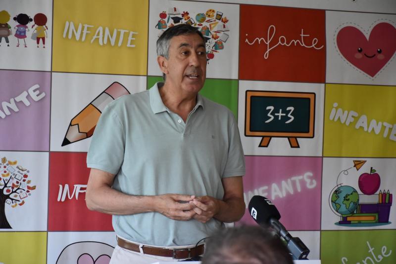 Caro en la presentación del Aula del Futuro