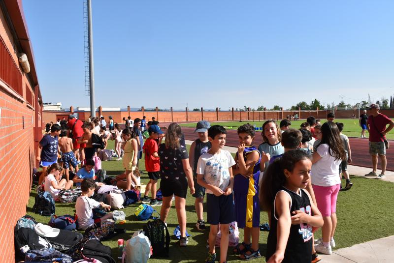Alumnado durante el descanso