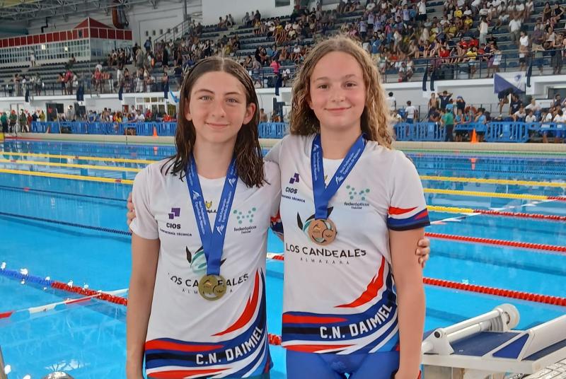 Elena y Celia en el campeonato