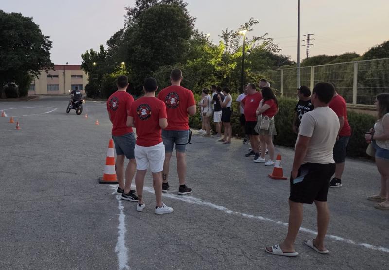 Pruebas de habilidad de motos San Cristóbal 2026.