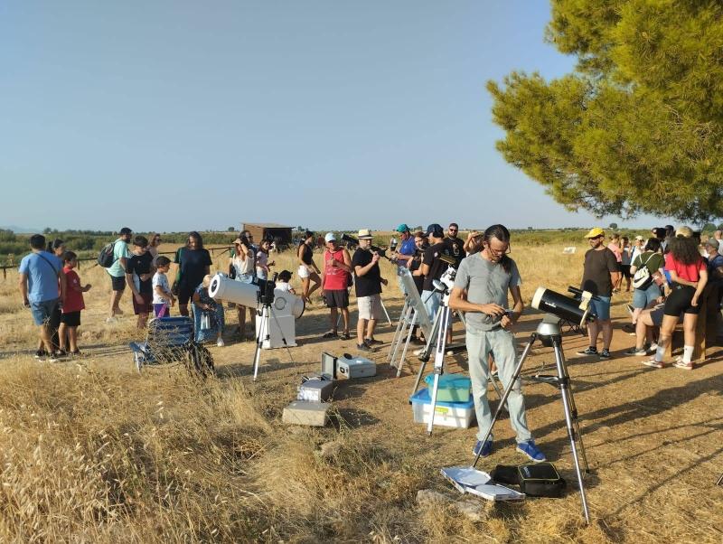 Durante la observación del eclipse